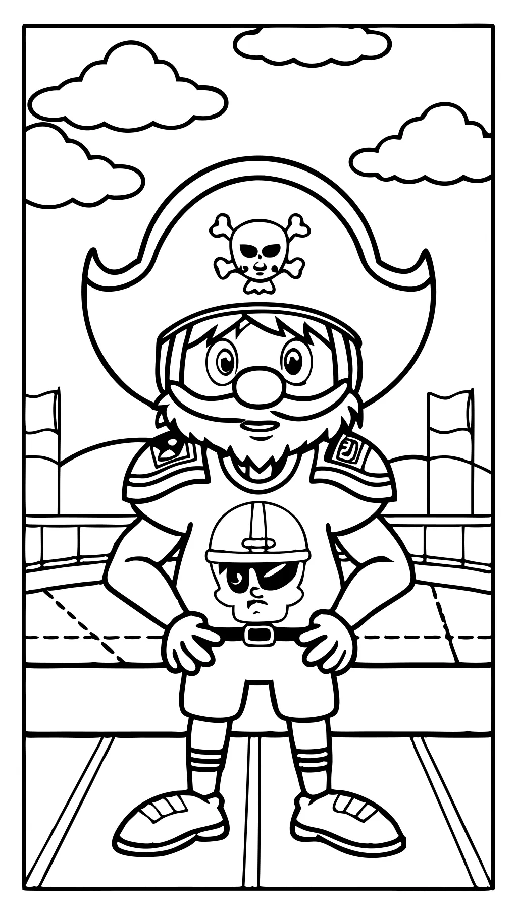 pages à colorier Tampa Bay Bucs